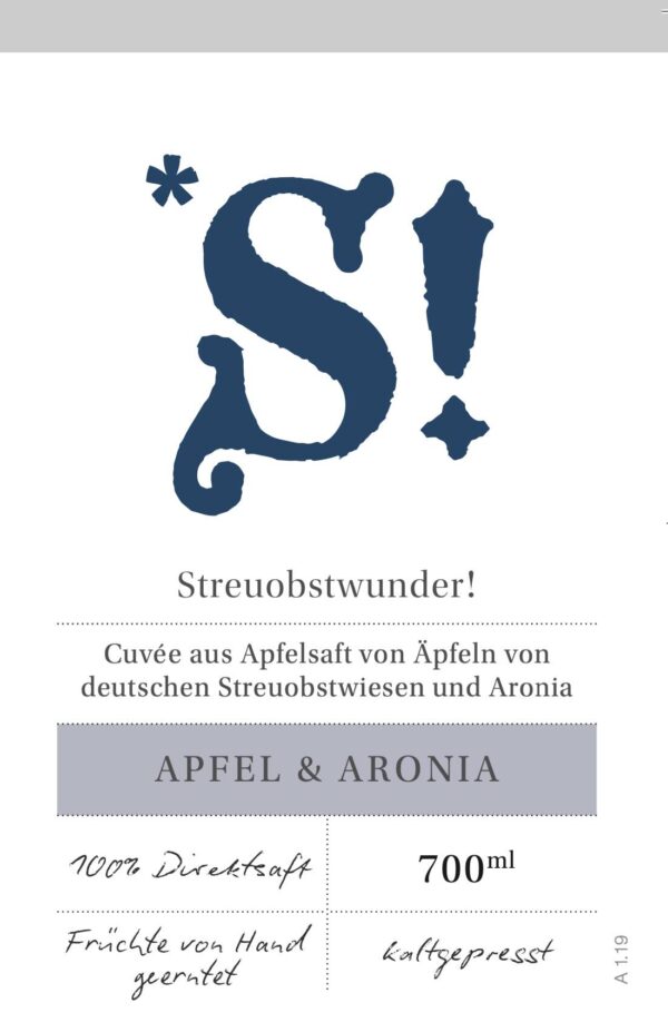 Apfel-Aronia – Intensive Fruchtsaftmischung 700 ml – Bild 2