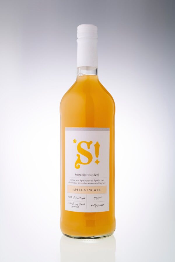 Apfel & Ingwer Saftflasche 700 ml