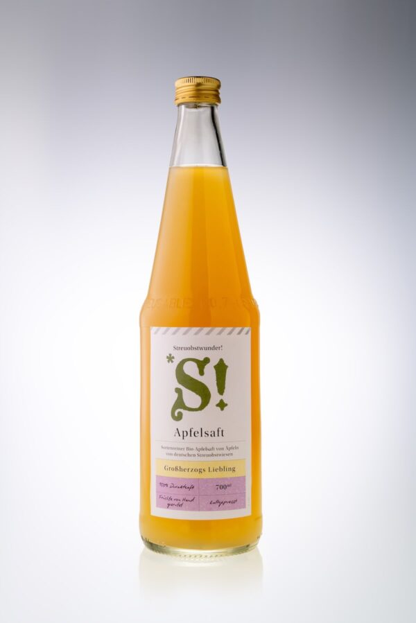 Großherzogs Liebling – Feiner Apfelsaft 700 ml