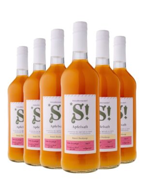 Karton 6 x 700 ml Roter Boskoop – Rustikaler Apfelsaft