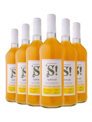 Karton 6 x 700 ml Seestermüher Zitronenapfel – Sortenreiner Apfelsaft