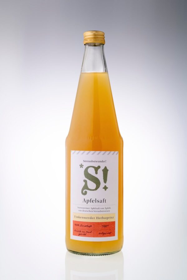 Finkenwerder Herbstprinz – Naturtrüber Apfelsaft 700 ml